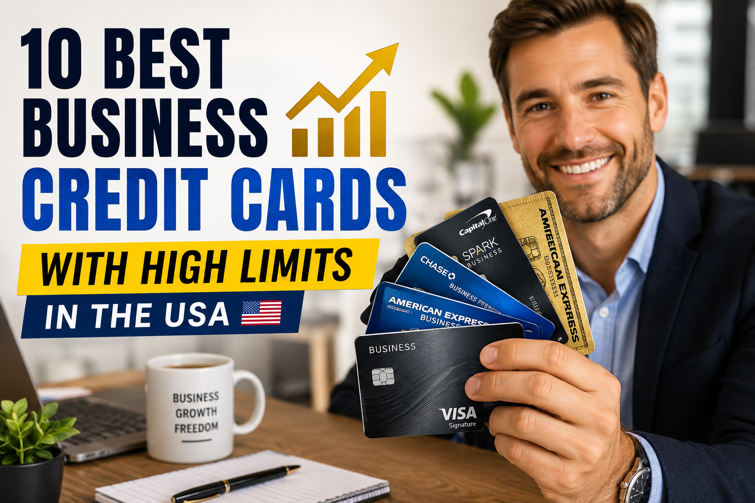 10 Best Business Credit Cards With High Limits in the USA