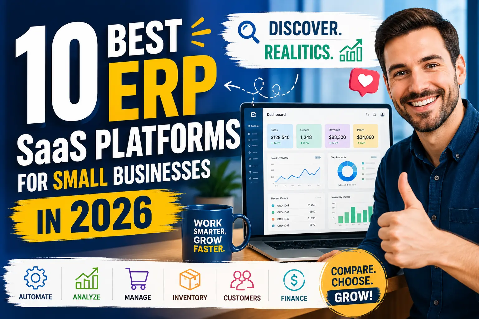 10 Best ERP SaaS Platforms for Small Businesses in 2026