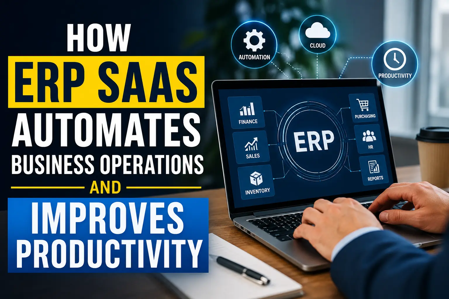 How ERP SaaS Automates Business Operations