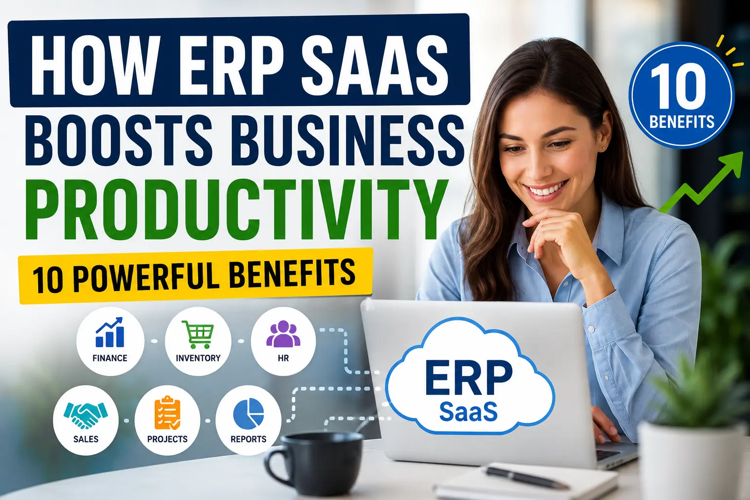 How ERP SaaS Boosts Business Productivity